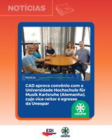 CAD aprova convênio com a Universidade Hochschule für Musik Karlsruhe, na Alemanha