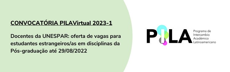 Convocatória PILAVirtual 2023-1