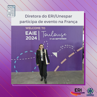 Diretora do ERI/Unespar participa de evento na França