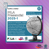 ERI/Unespar divulga resultado final do Edital PILA Presencial 2025-1