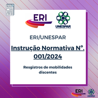 ERI/Unespar publica Instrução Normativa para registro de mobilidades discentes