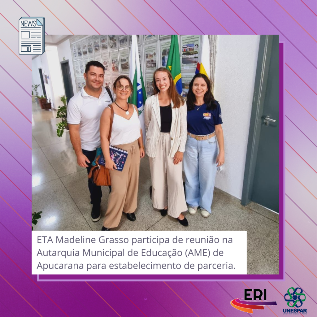 ETA Apucarana 2024_3_ETA Madeline Grasso participa de reunião na Autarquia Municipal de Educação (AME) de Apucarana para estabelecimento de parceria.png