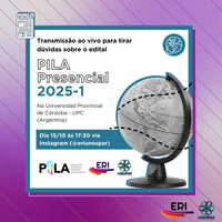 Transmissão para tirar dúvidas sobre o edital do PILA Presencial 2025-1