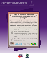 CAPES estende prazo de inscrição do programa "Caminhos Amefricanos: Programa Sul-Sul"