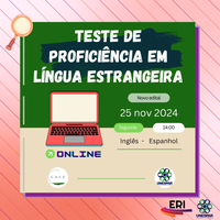 Centro Acadêmico de Letramento e Escrita (CALE) publica o edital n° 05/2024 Teste de Proficiência em Língua Estrangeira