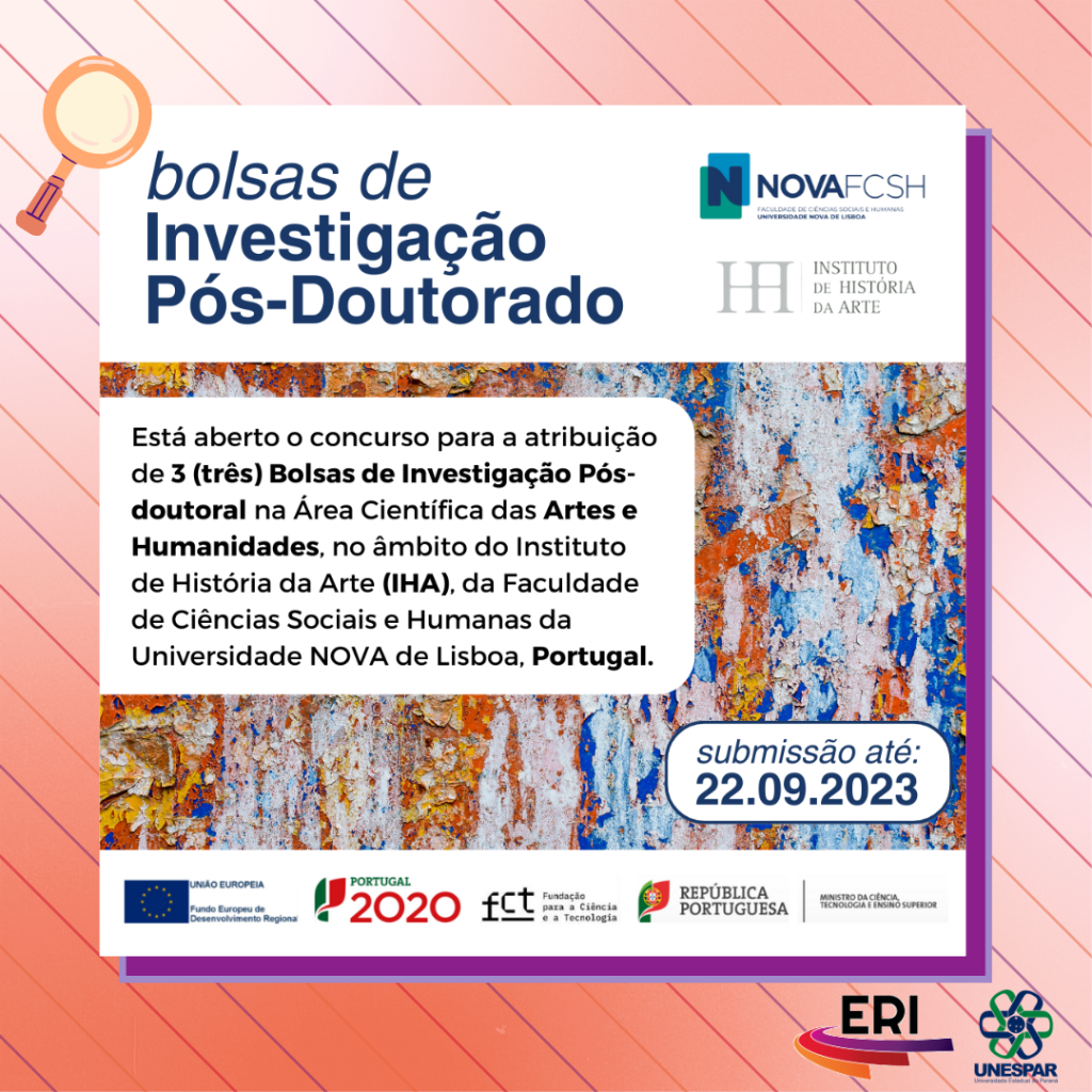 Concurso para 3 Bolsas de Investigação Pós-Doutoral no Instituto de História da Arte vinculado à Universidade NOVA de Lisboa.png