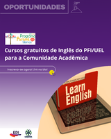 Cursos Gratuitos de Inglês do PFI/UEL para a Comunidade Acadêmica