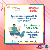 Inscrições abertas para os cursos do Paraná Fala Espanhol da UNESPAR do 1º semestre de 2024