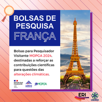 Oportunidade de Bolsas para Pesquisadores Visitantes pelo Programa MOPGA 2024 na França 