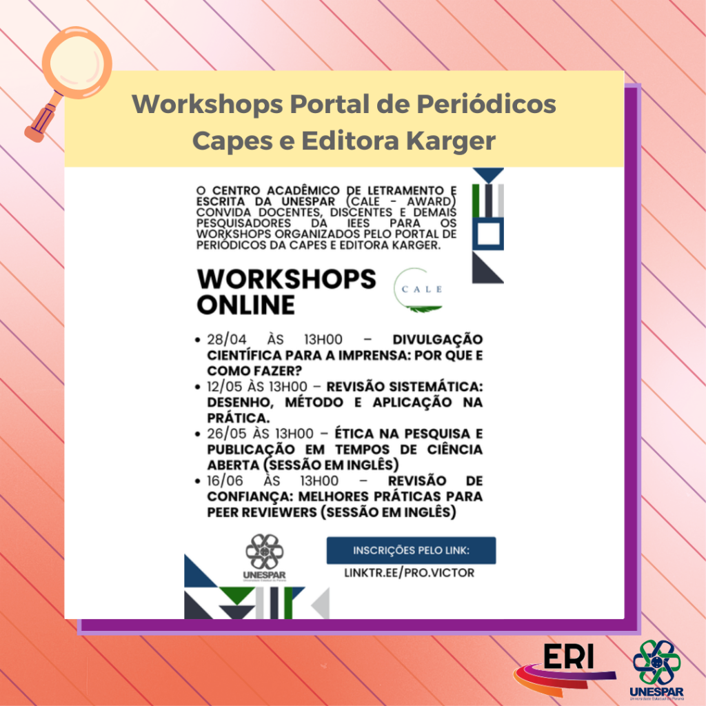 Workshops Portal de Periódicos Capes e Editora Karger.png